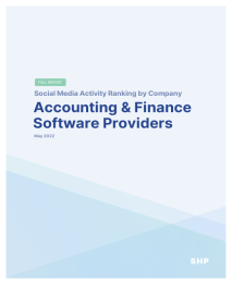 Accounting & Finance Software Providers