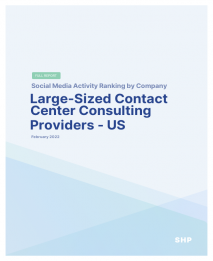 Large-Sized Contact Center Consulting Providers - US