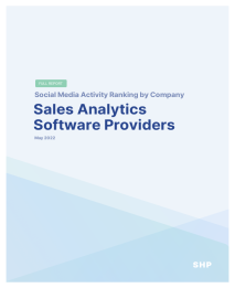 Sales Analytics Software Providers