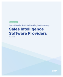 Sales Intelligence Software Providers